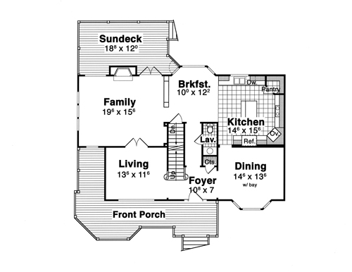 First Floor image of OLIVIA House Plan